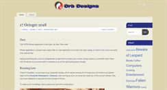 Desktop Screenshot of orbdesigns.com